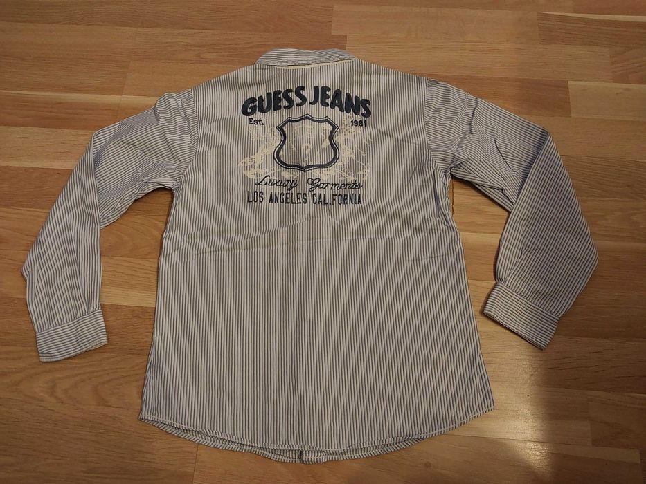 Koszula elegancka H&M, GUESS KALIFORNIA rozm. 140 cm. 3 szt.