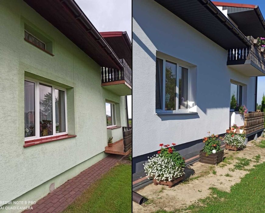 MALOWANIE i mycie elewacji, dachów, kostk. DOCIEPLENIA