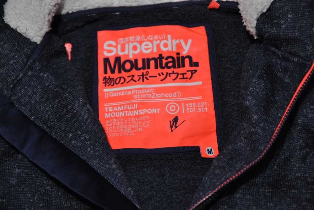 SUPERDRY M damską  bluza rozpinana z kapturem Japan styl Mountain sz4v1