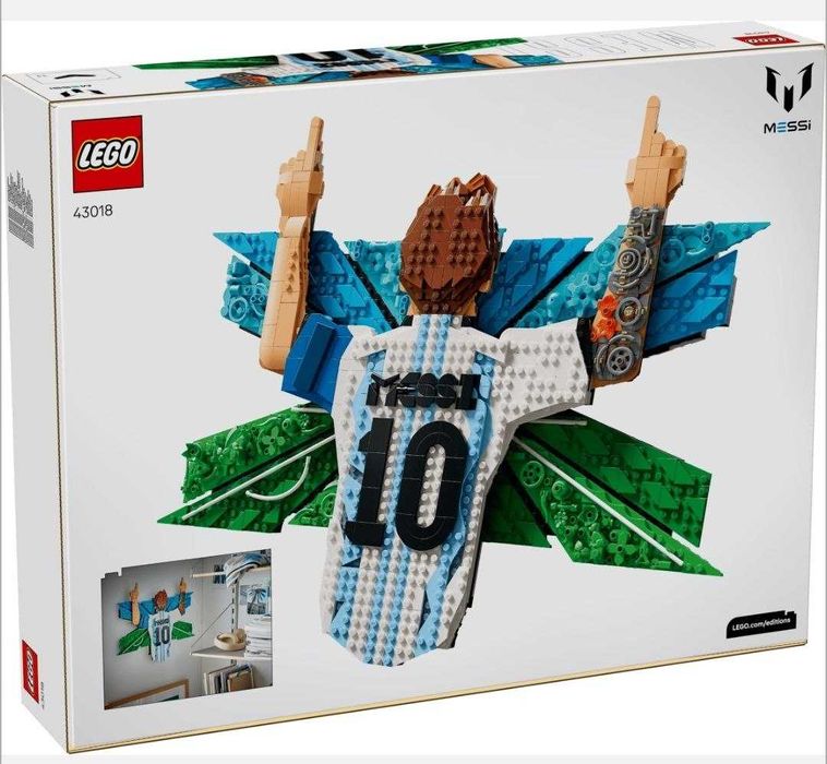 LEGO  43018 Editions Ліонель Мессі — святкування. Lionel Messi – Celebration