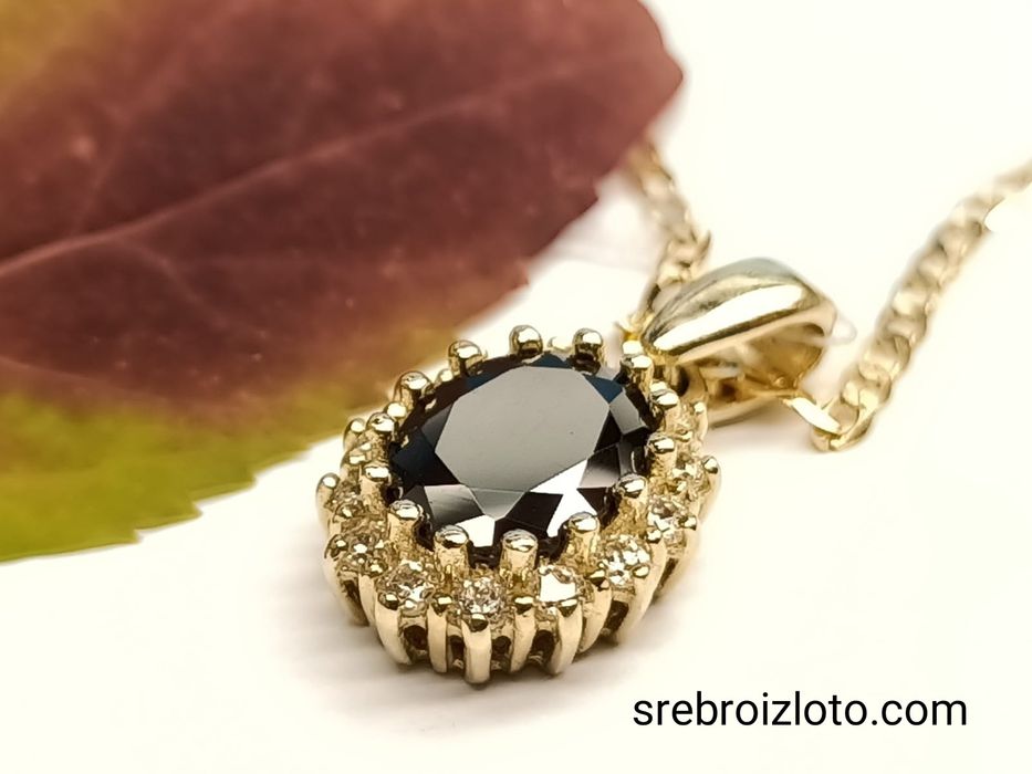 Zawieszka złota z cyrkoniami próba 585