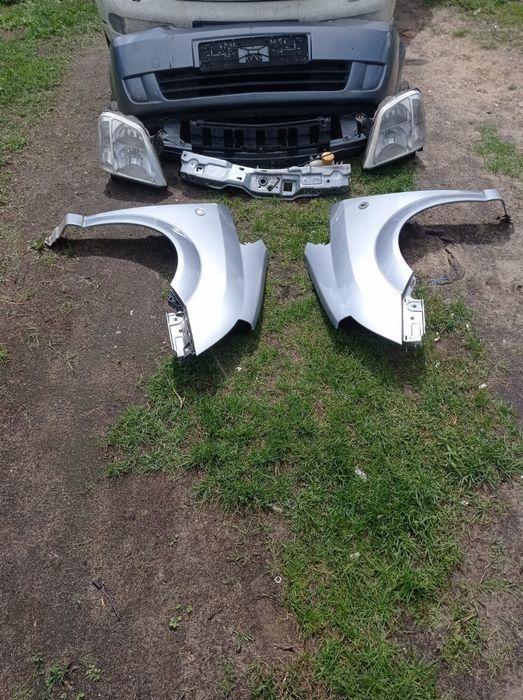 Opel Meriva A 02-zderzak liftowy maska błotnik belka pas chlodnice