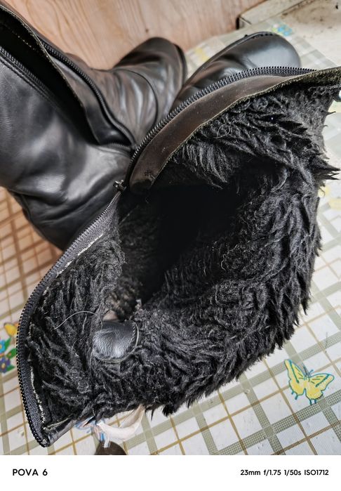 Сапоги зимние кожа. Размер 42