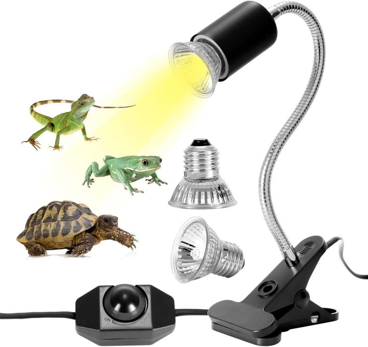 Lampa grzewcza do terrarium UVA/UVB E27 25W 50W LUNEKUCK