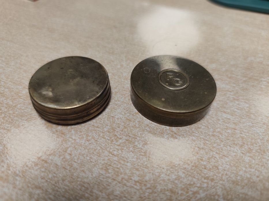 Mosiężne pojemniki metalowe pudełka
