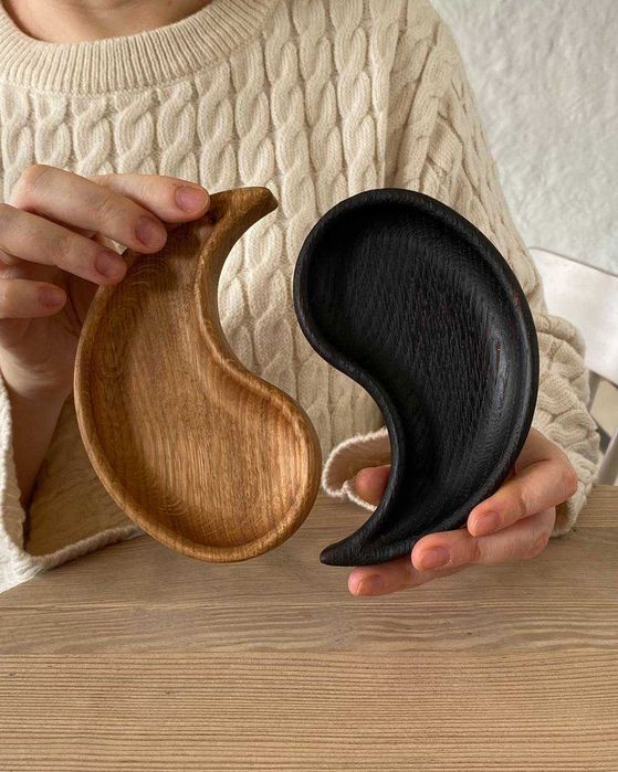 Декоративні парні тарілочки Інь-Янь