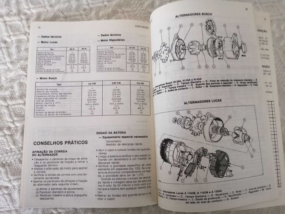 Revista Técnica Automóvel (Ford Escort 1.3, 1600i e XR3)