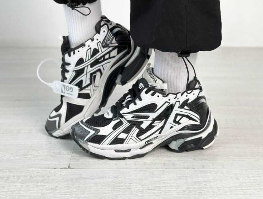 Кожаные кроссовки Balenciaga Runner Trainer кросівки баленсиага раннер
