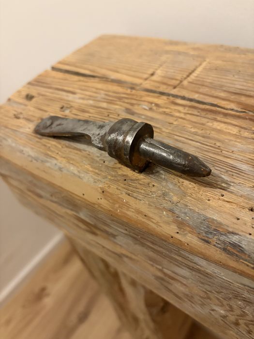 Konsola drewniana półka LOFT vintage RETRO stare okucia okno