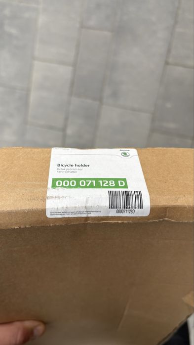 Bagażnik rowerowy na dach (oryginalny - Skoda) - 3 SZTUKI