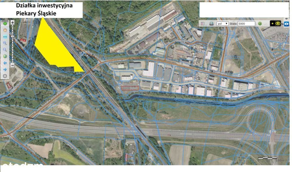 Działka przemysłowo- usługowa - Bocznica Kolejowa