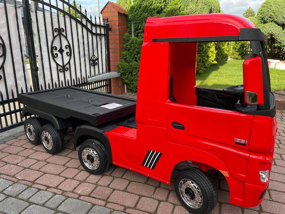 MEGAAUTKA.PL Auto na akumulator TIR Mercedes Actros z Naczepą 4x4 12V