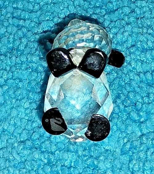 Miniatura Urso Panda com Cristais Swarovski - Sem Caixa