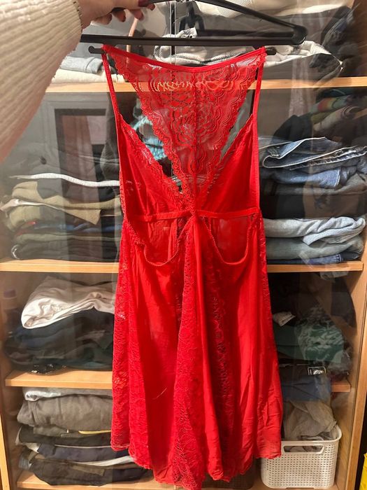 Пенюар червоний м