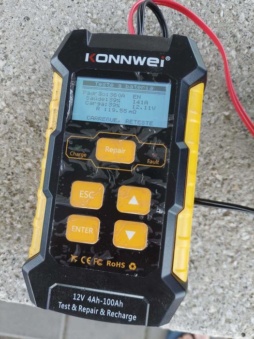 Bateria carro usada 12V 44Ah