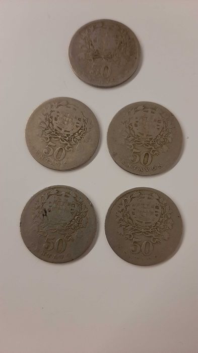 Moedas de 50 Centavos