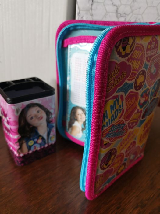 Piórnik z zamkiem i przybornik Soy Luna