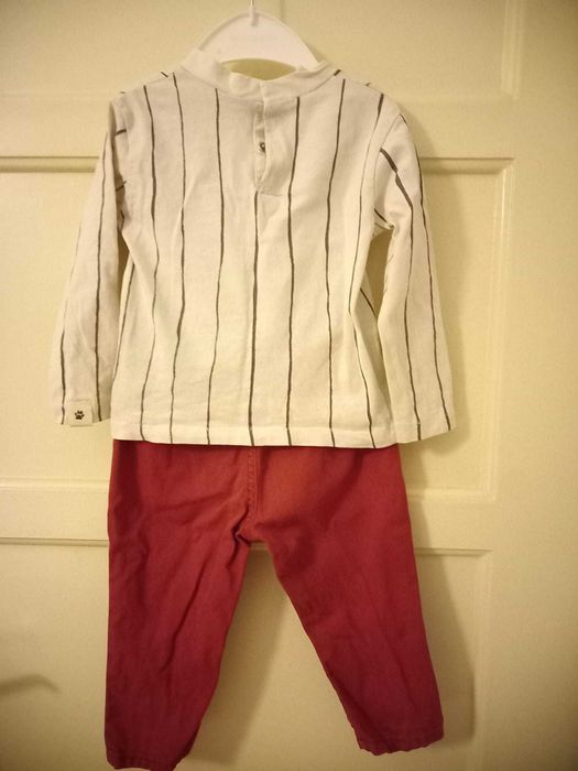 Conjunto calça/sweat fresca 12-18 meses