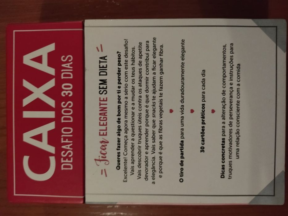 Caixa cartas "Ficar Elegante"