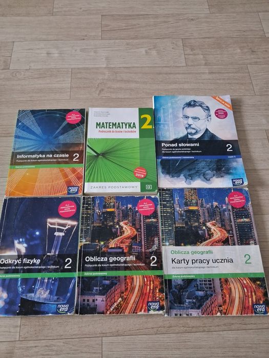 Podręczniki do liceum i technikum klasa 2