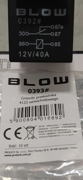 Światła dzienne DRL 2x3 LED z przekaźnikiem