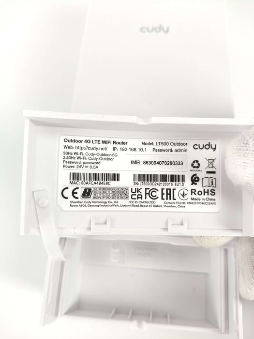 Cudy LT500 Outdoor 4G LTE Cat 4 AC1200 Wi-Fi Zewnętrzny Router