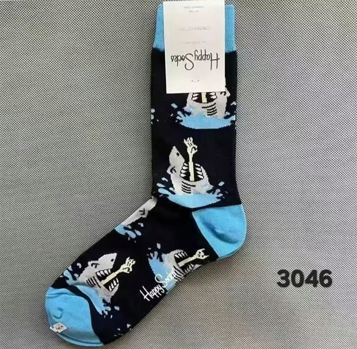 Kolorowe skarpety Happy Socks unisex rozmiar 41-46 (3046)