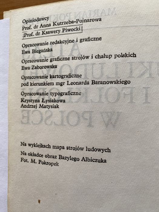 Atlas sztuki ludowej i folkloru w Polsce - Marian Pokropek