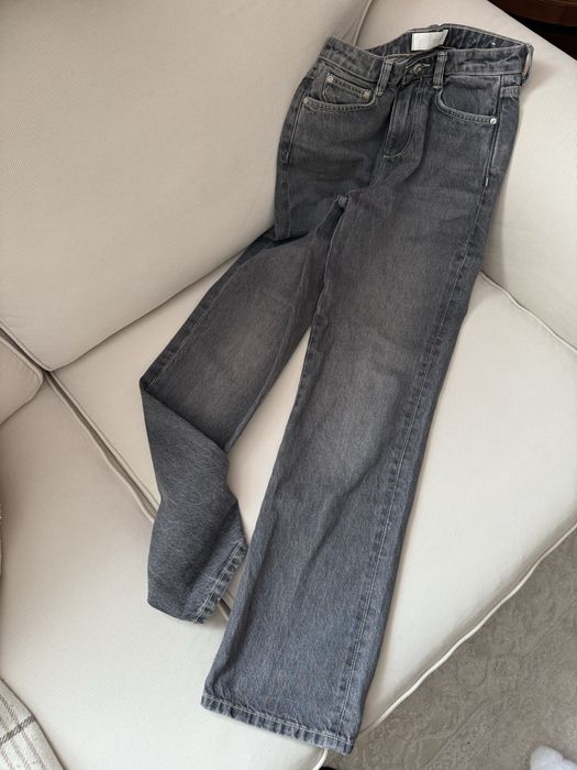 Сірі джинси zara (34 розмір)