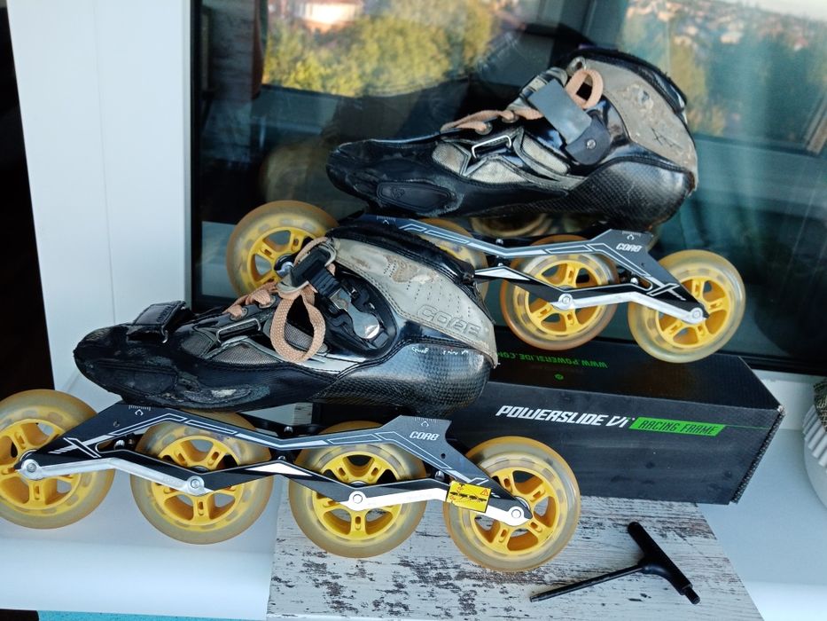 Роликові ковзани (спідскейтинг)  POWERSLIDE R4 100, 110 р. 24-25, 27