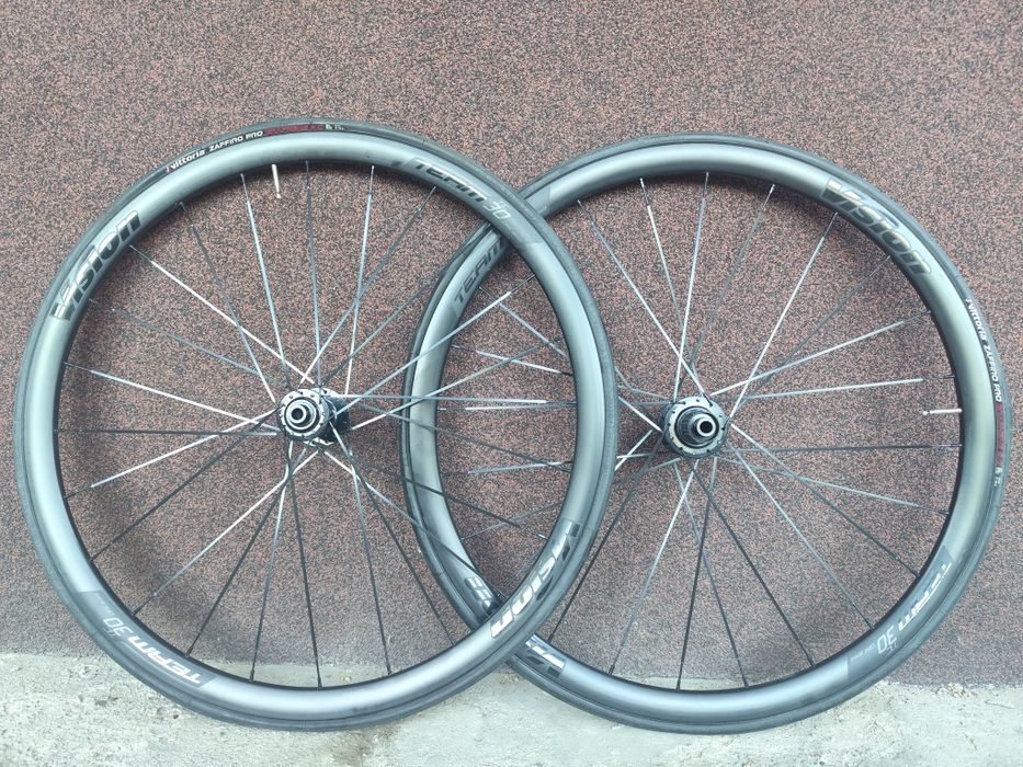 Koła Vision Team 30 DB Disc 700C Shimano Stan BDB + opony Vittoria Zaffiro Pro + dętki Pod Tarcze