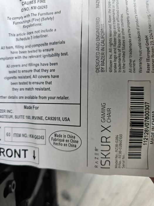 fotel gamingowy czarny