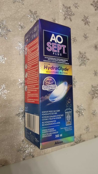 Płyn do soczewek AOSEPT Plus 360 ml (dostępne 4 sztuki)