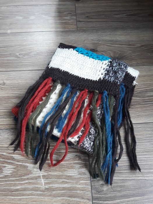Szal z frędzlami boho