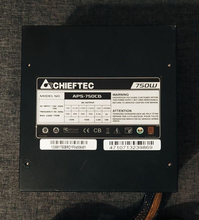 БП CHIEFTEC 750W  80PLUS Bronze блок питания 750Вт