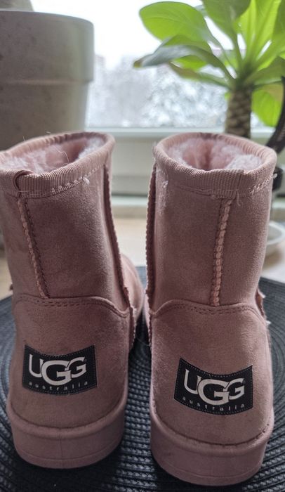 UGG Australia pudrowy róż botki roz 37