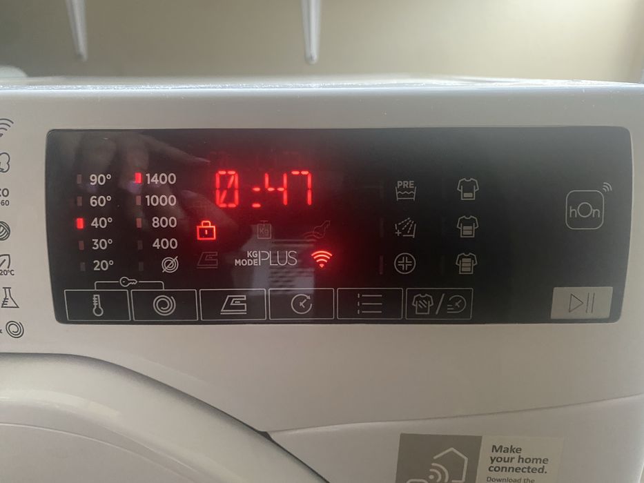 Máquina de Lavar Roupa Hoover H-WASH 350 – 13 kg | Classe A | Wi-Fi