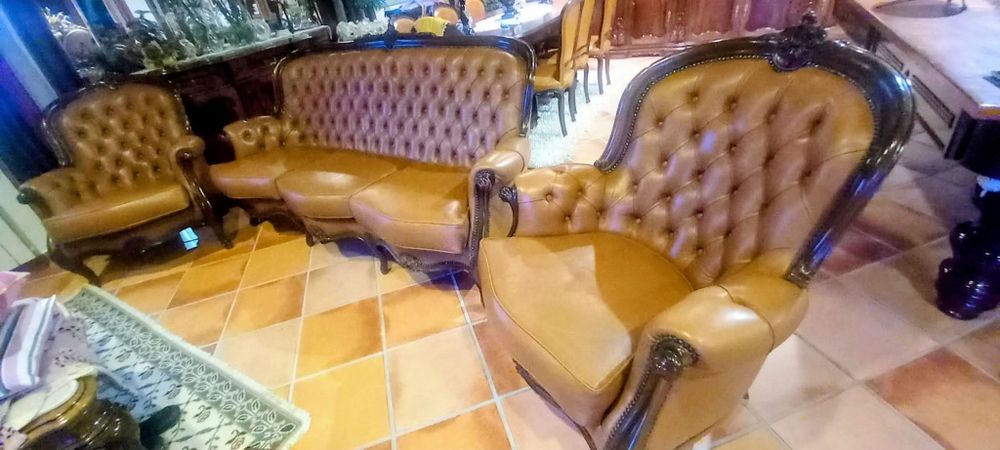 Sofas clássicos estilo Inglês Chesterfield