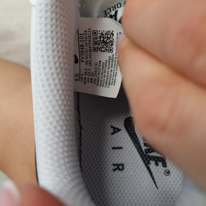 Кросівки Nike Air Force 1 Gs White FV5948-101