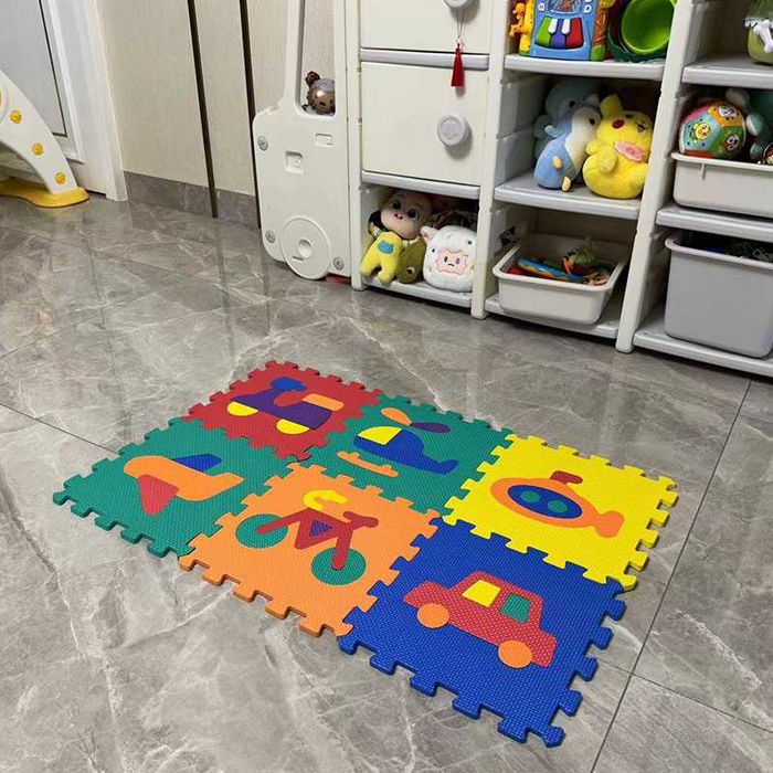 PUZZLE NOWE PIANKOWA kojec kolorowa mata