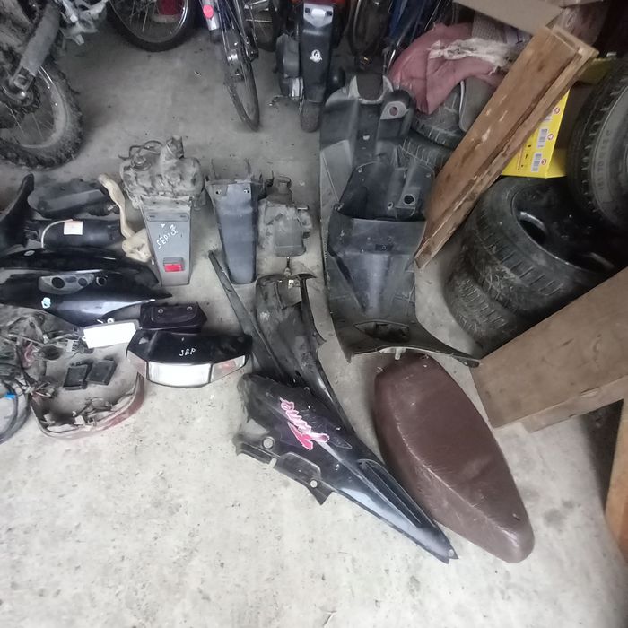 Пласмаса скутер Сузукі летс 2,Сепія