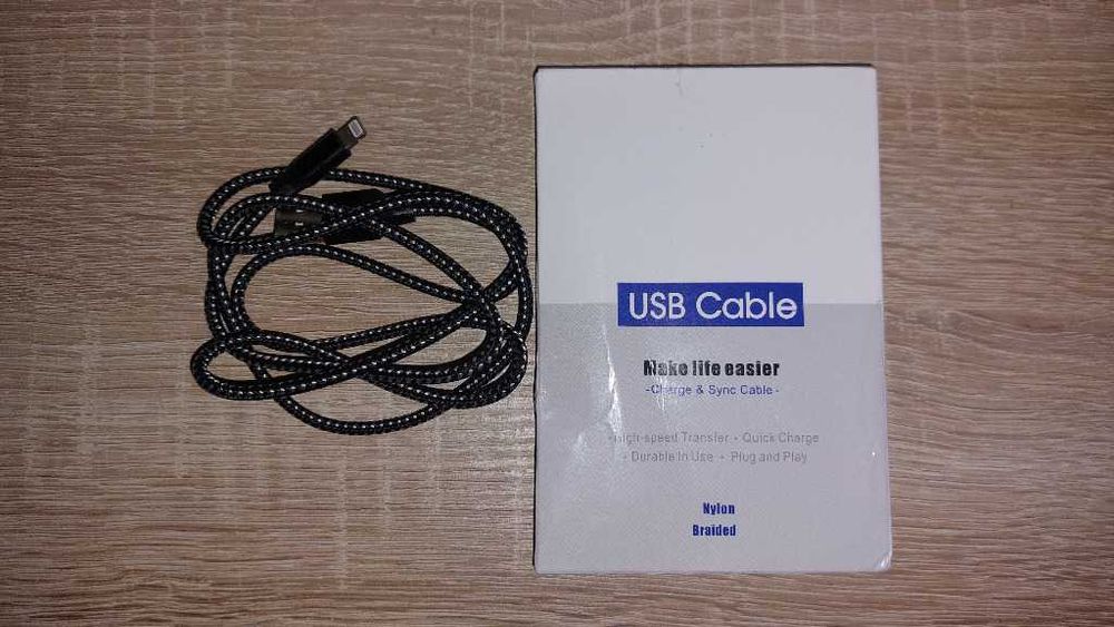 Zestaw 3 Kabli USB do LIGHTNING 1m