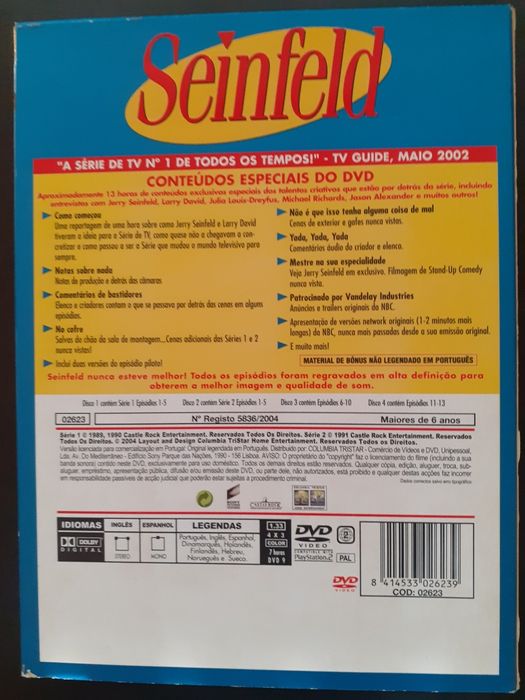 Seinfeld séries 1 e 2