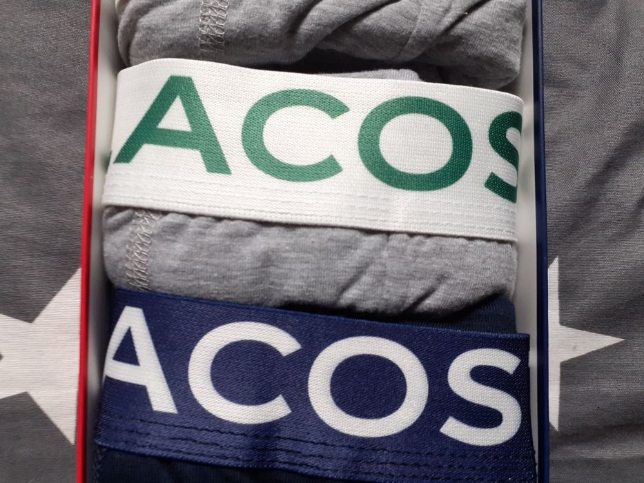 Bokserki męskie Lacoste 3 pack rozmiar XL