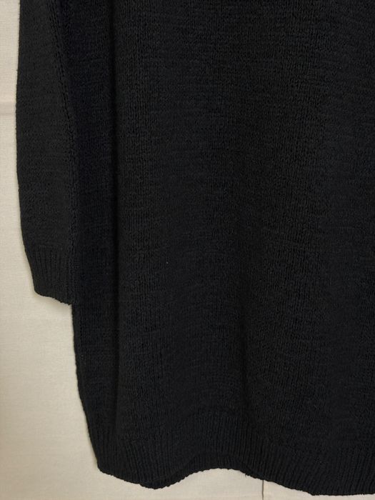 Dlugi czarny sweter xl