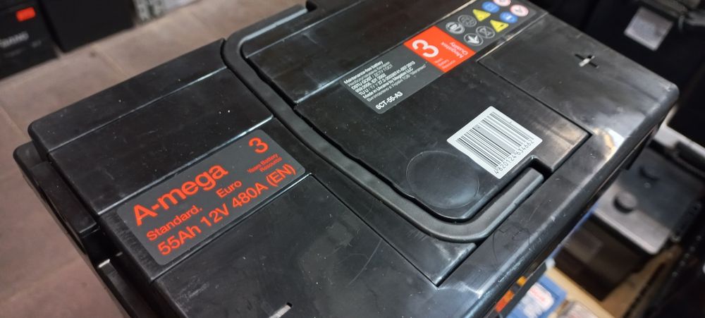 Akumulator AMEGA M3 12V 55AH 480A nowy