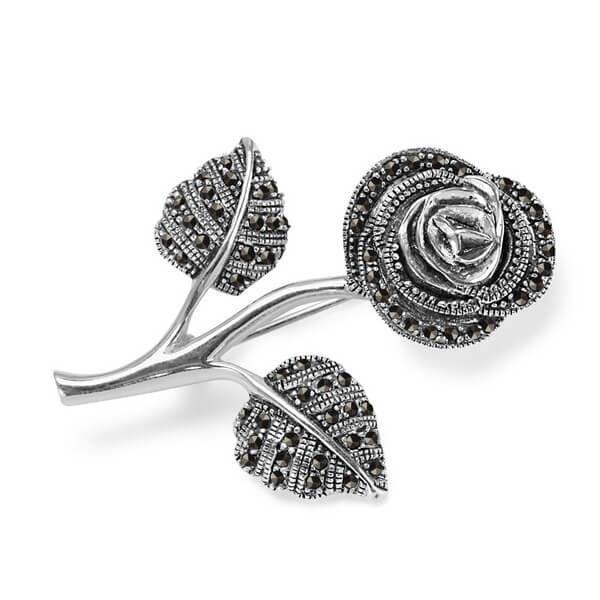 Srebrna broszka Staviori