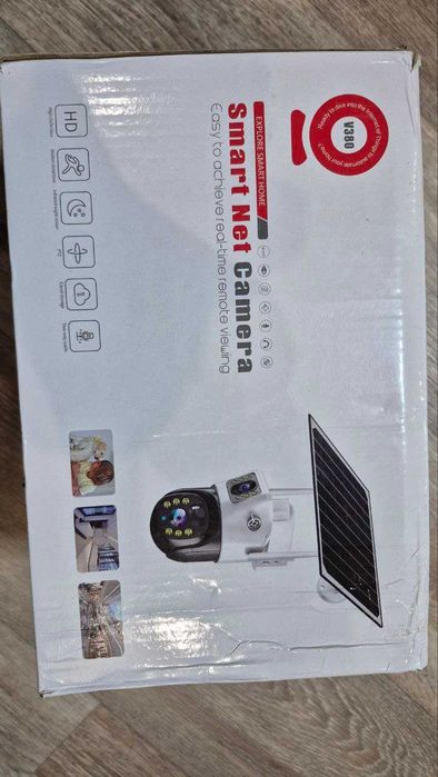 Бездротова 4G-камера TP-15 V380 із сонячною панеллю+ SD card 32GB +SIM