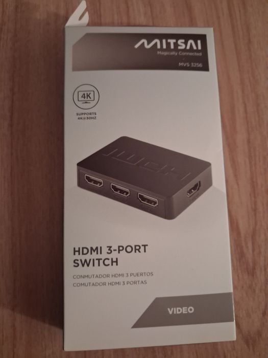 HDMI switch 3 portas mitsai
