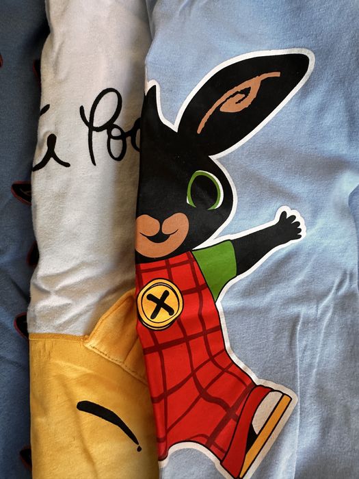 Ubrania dla chlopca rozmiar 98-110 koszulki, bluzy spodnie